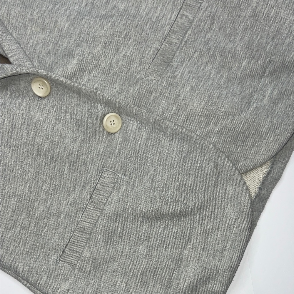 Elevenses Anthropologie Gray and Brown Jacket - Picture 5 of 9
